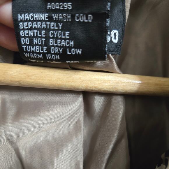 Dennis Basso Womens Mob Wife Classic Leopard Print Swing Coat Animal Print 1X - Picture 9 of 11